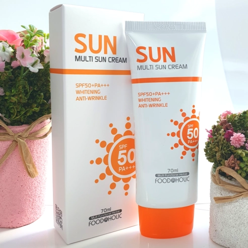 FoodaHolic Крем солнцезащитный для лица Multi Sun Cream, 70мл