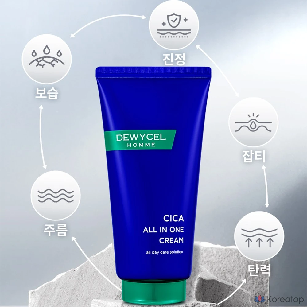 Крем для лица DEWYCEL Men Cica All-in-One Cream, 150 мл, 1 шт.