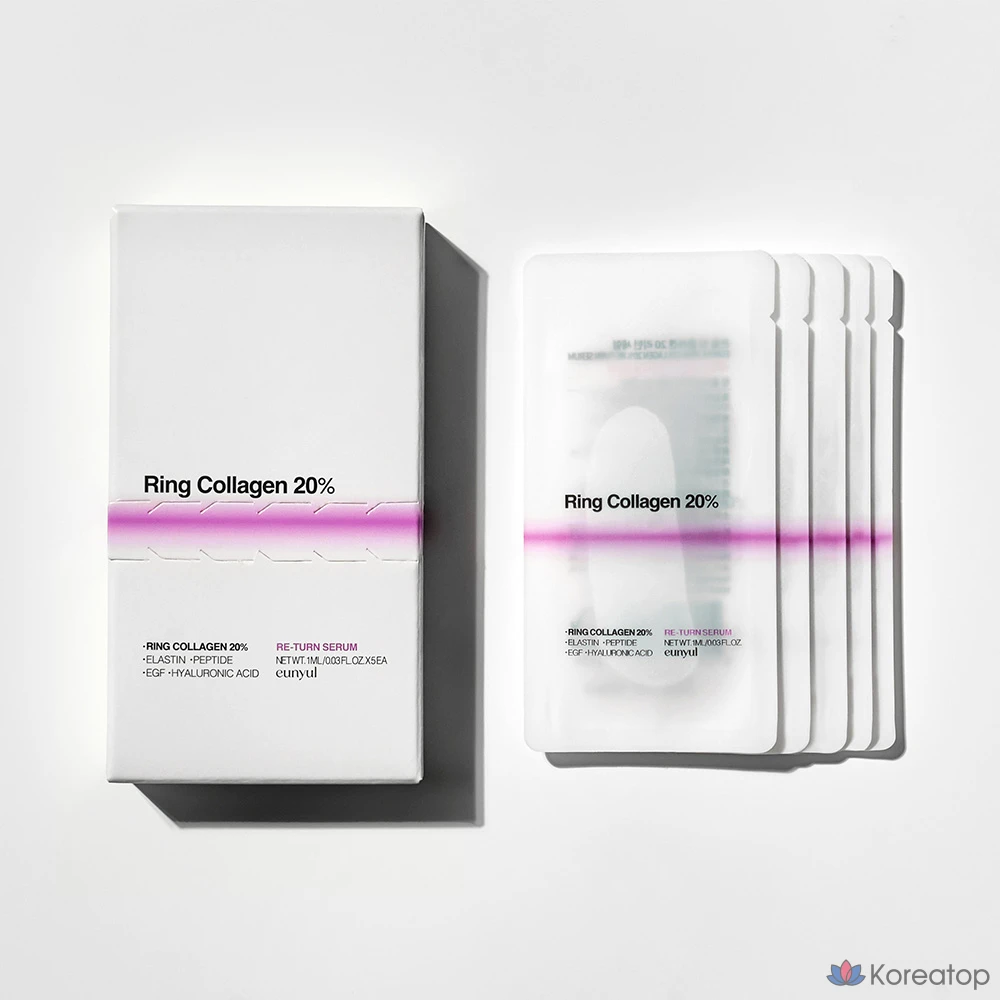 Сыворотка Silver Ring Collagen 20 Return с EGF и гиалуроновой кислотой, 1 шт., 35 мл