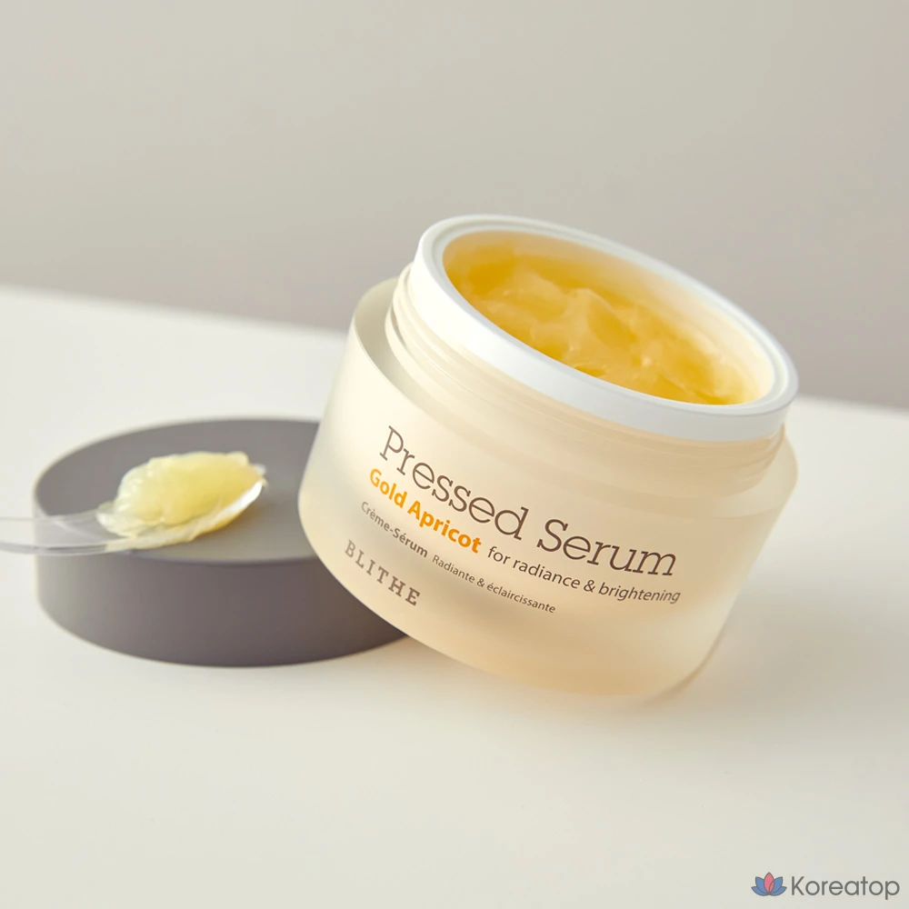 Отбеливающая, сияющая, увлажняющая прессованная твердая сыворотка Blythe «Золотой абрикос», 1 шт., 50 мл