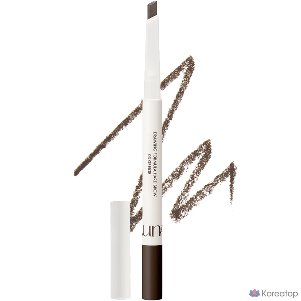 Карандаш для бровей Luna Drawing Formula Hard Eyebrow Auto Pencil 0.3g, 03 Gray, 1 шт.