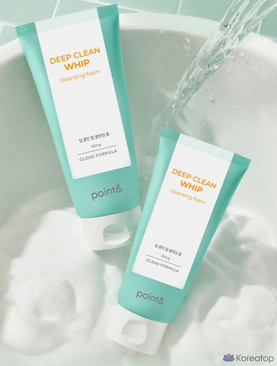 Пенка для умывания Point& Deep Clean Whip Cleansing Foam, 200 г, 1 шт., фото 5