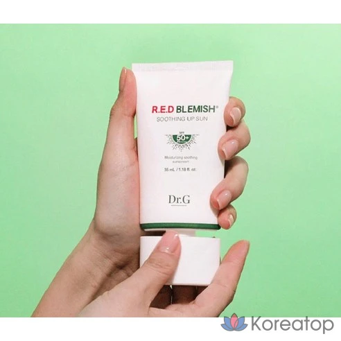 Солнцезащитный крем для чувствительной кожи Dr.G, 35 мл