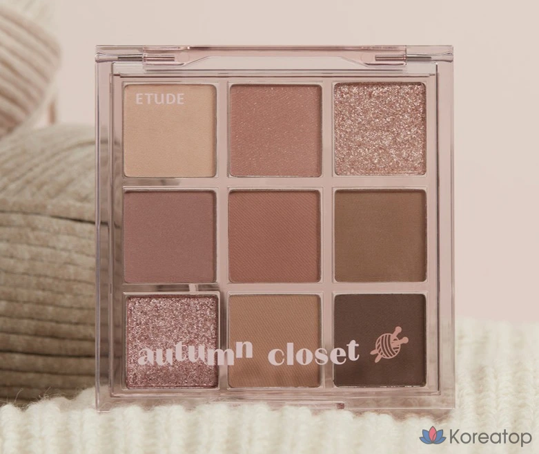 Палетка теней для век Etude House Play Color Eyes Shadow Palette 8.4g, Autumn Closet, 1 шт., фото 2