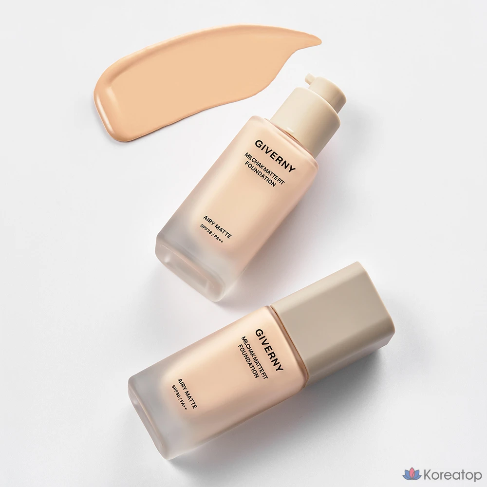 Тональный крем Giverny Milchak Matt Fit Foundation, оттенок 17 Porcelain, 30 мл, 1 шт., фото 5
