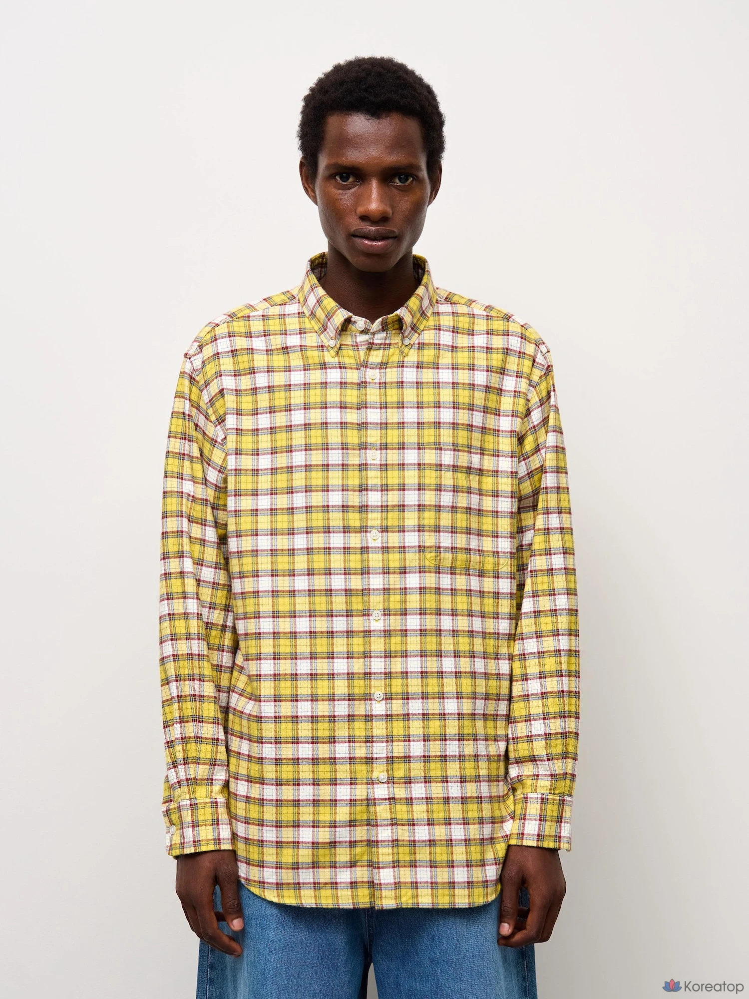 Рубашка Uniqlo Flannel Check Shirt B