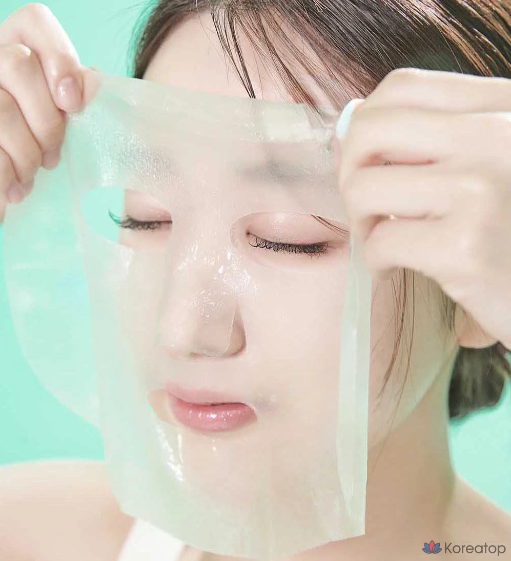 Ампульная маска с алоэ вера KIM JEONG MOON Aloe La Sense Loe Cure Realoe Phyto Green, 10 штук, 3 упаковки, фото 5