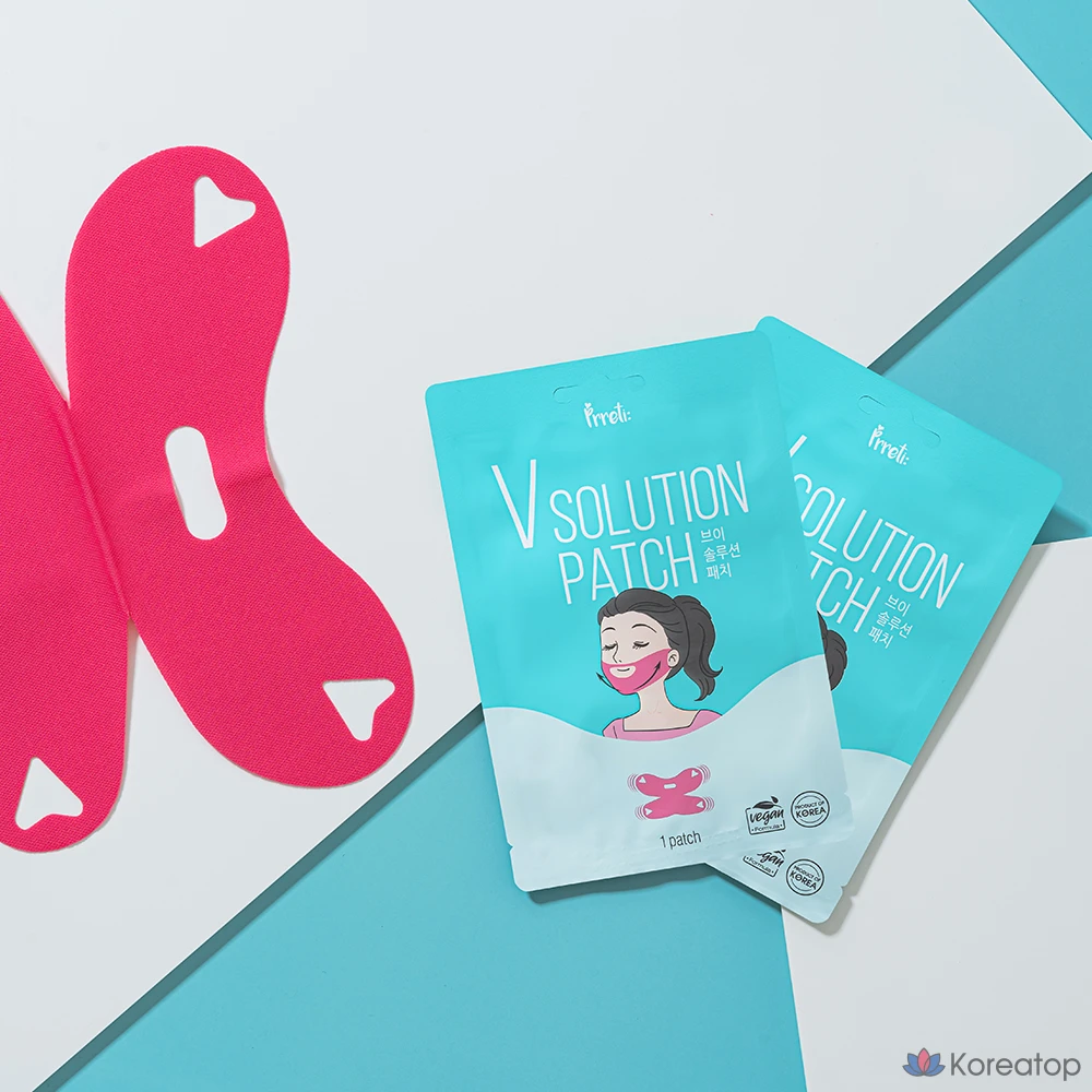 Пластыри Prreti V-Line Solution, 1 упаковка, 5 упаковок