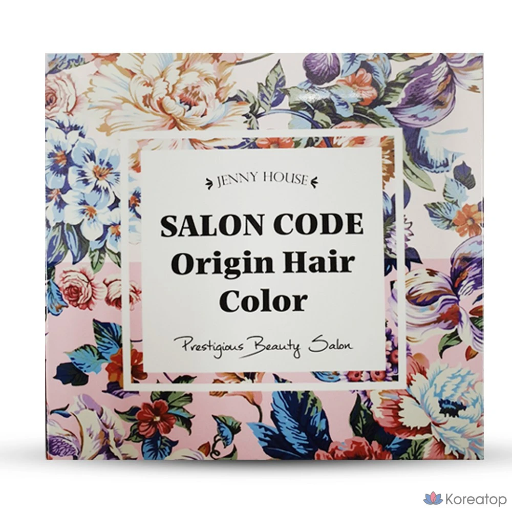 Краска для волос JennyHouse Salon Code Origin, винно-коричневый цвет, 1 шт.