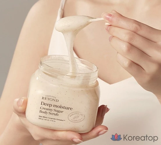 Кремовый сахарный скраб для тела BEYOND Deep Moisture, 500 г, 1 шт., фото 4