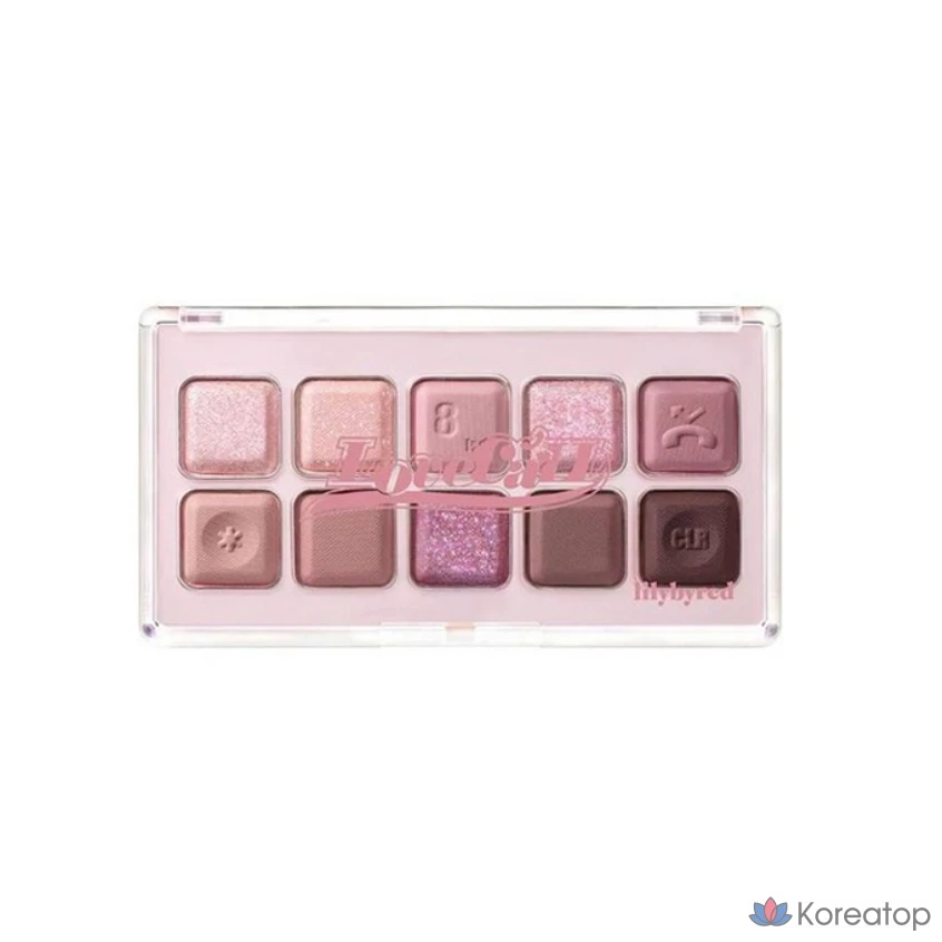Палетка теней для век Lilybyred Mood Keyboard, 10,5 г, оттенок 08 Lavender Dial (Mute), 1 шт.