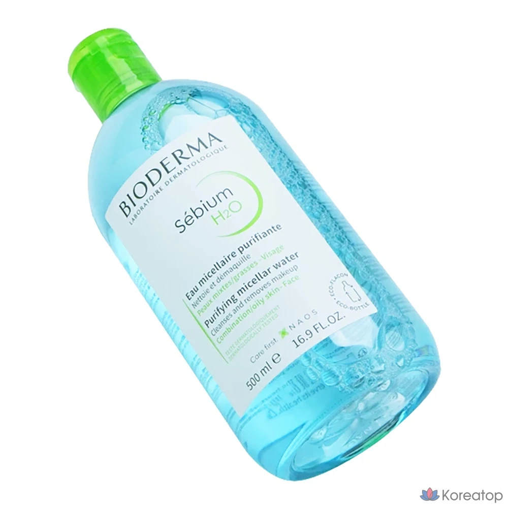 Очищающая мицеллярная вода Bioderma Sebium H2O, 500 мл, 1 флакон