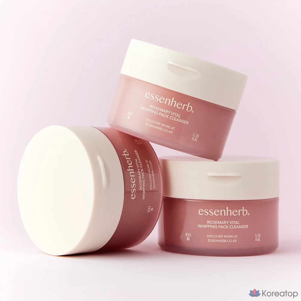 Очищающая маска для лица EssenHerb Rosemary Vital Whipping Pack Cleanser, 1 шт., 100 мл
