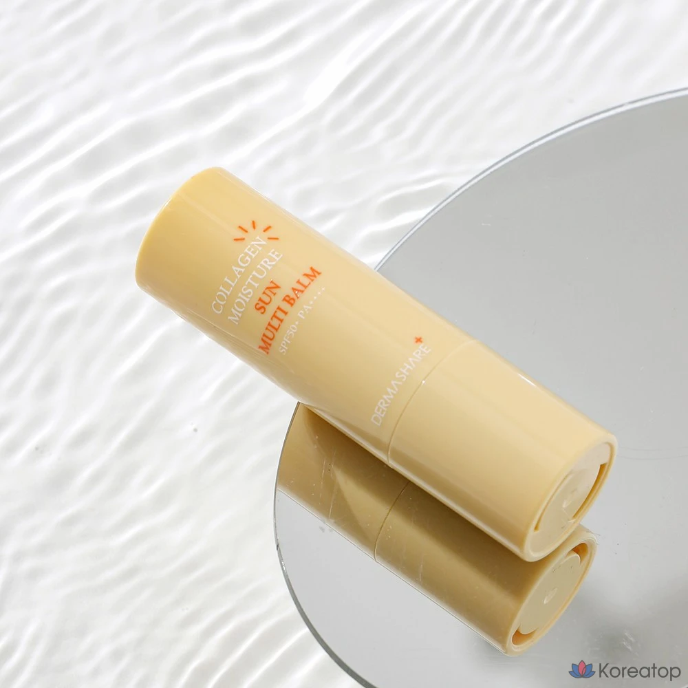 Увлажняющий солнцезащитный бальзам Dermashare Collagen Moisture Sun Multi-Balm SPF50+ PA++++, 11 г, 1 шт.