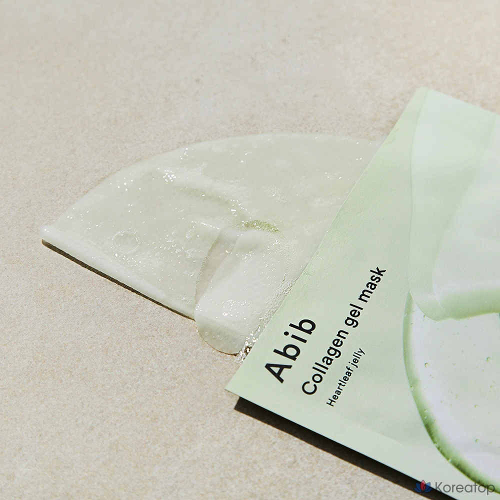 Гидрогелевая маска для лица Abib Collagen Gel Mask Heartleaf Jelly, 4 шт., фото 5