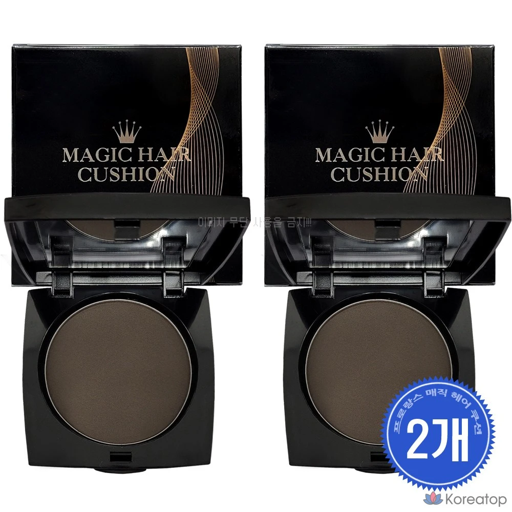 Prorance Magic Hair Cushion For Gray Hair Cover, Black Brown, 1 шт., фото 2