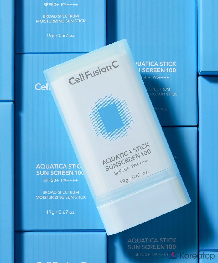 Солнцезащитный стик CELL FUSION C Aquatica Sunscreen Stick 100 SPF50+ PA++++, 19 г, 1 шт.
