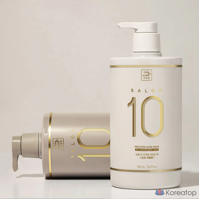 Маска для волос Mise en Scene Salon 10 Protein Essence Hair Pack, 990 мл, 1 шт.
