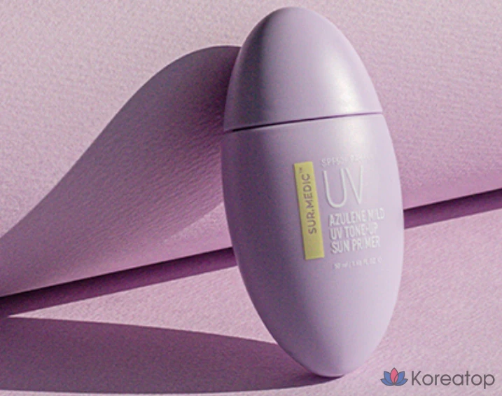 Солнцезащитная основа под макияж SUR.MEDIC+ Azulene Mild UV Tone-Up Sun Primer SPF50+ PA++++ 50 мл, 1 шт.