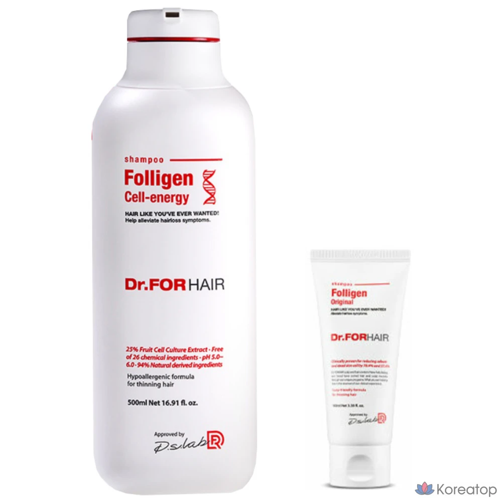 Шампунь Doctor For Hair Polygen Cell Energy 500 мл + 100 мл, 1 комплект