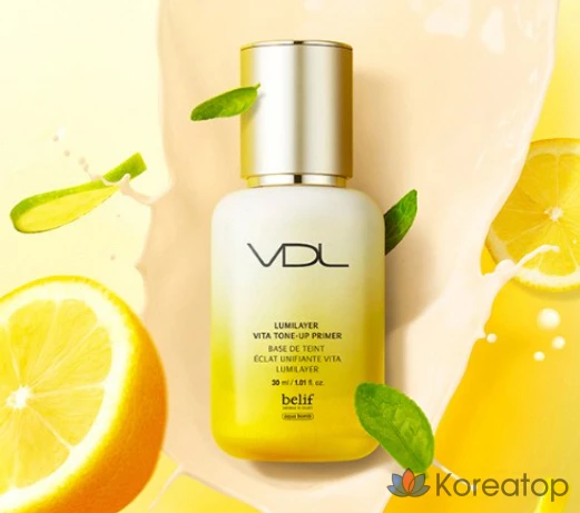 Праймер VDL Lumilayer Vita Tone-Up 30 мл SPF20 PA++, разные цвета, 1 шт., фото 2