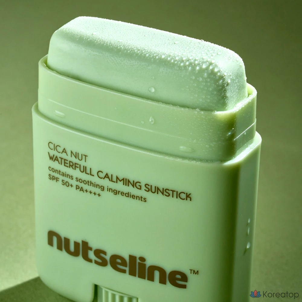 Солнцезащитный стик Nutserine Cica Nut: успокаивающий, охлаждающий, увлажняющий, SPF50+ PA++++, отбеливающий, разглаживающий морщины, нелипкий, 20 г, 1 шт., фото 5