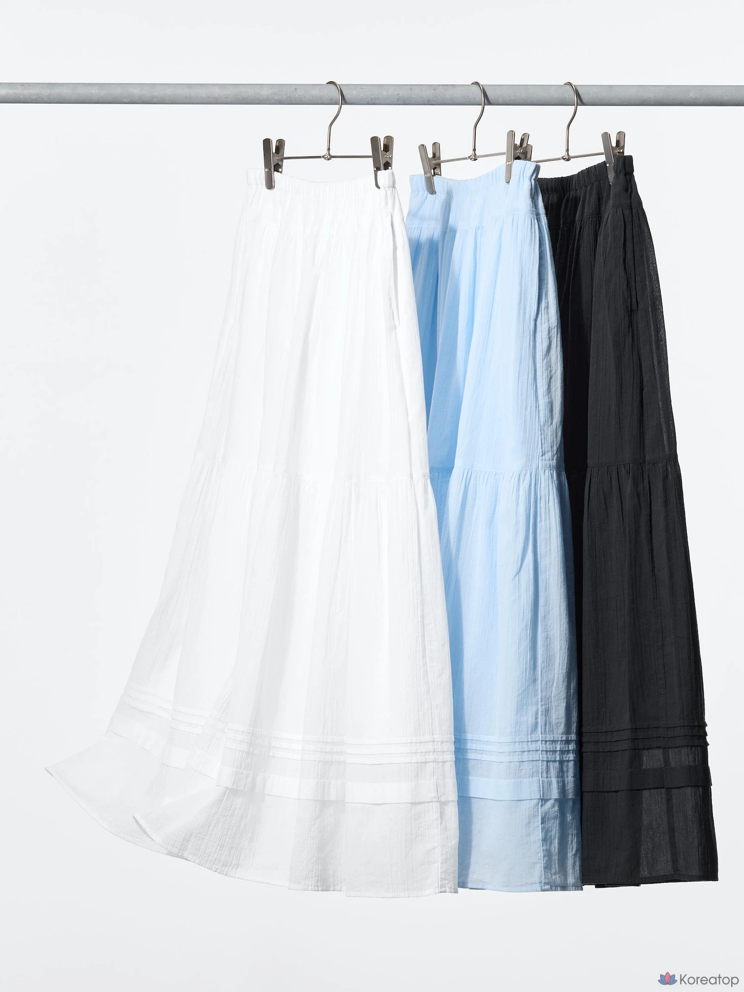 Юбка макси Uniqlo Tiered Maxi Skirt, длина 87-91 см