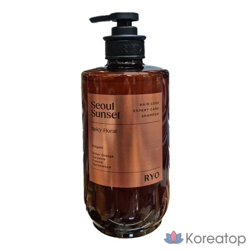 Шампунь Ryo Yangyunmo для ухода за волосами при выпадении волос, Seoul Sunset, 585 мл, 1 шт.