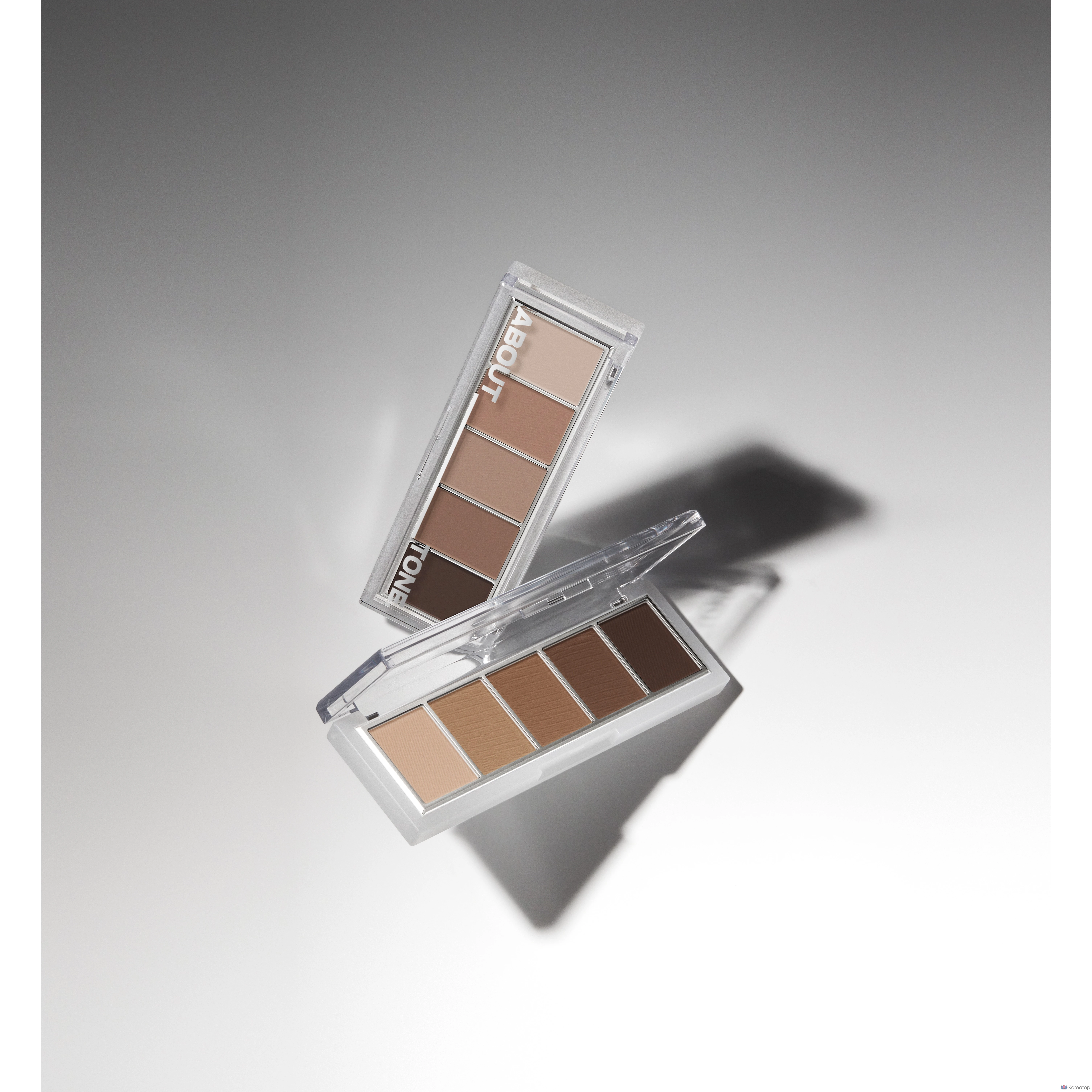 Палетка теней About Tone Return to Basic Shadow Palette 9 г, оттенок 05 Cappuccino, 1 шт., фото 3