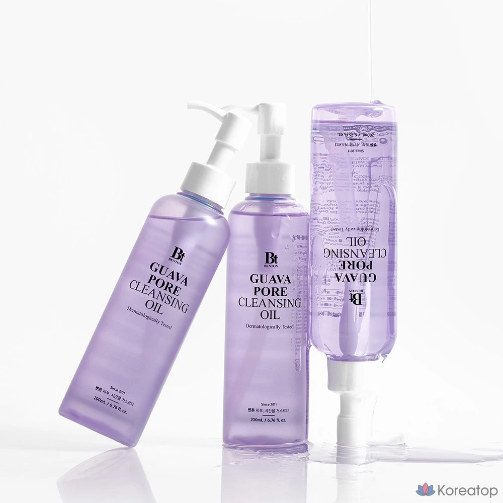 Гидрофильное масло для умывания Benton Guava Blackhead Pore Cleansing Oil, 200 мл, 1 шт.