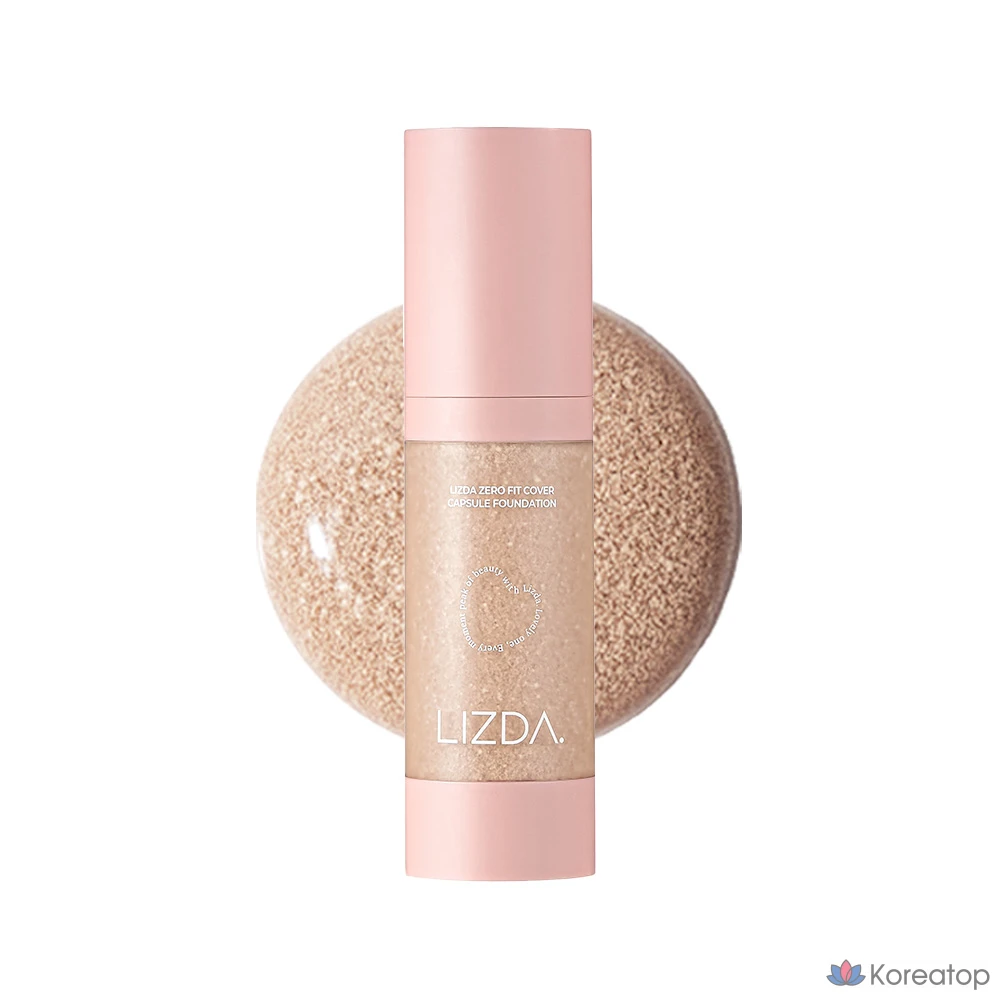 Тональный крем Lizda NEW Zero Fit Capsule Foundation, № 19, оттенок Pure Ivory, 1 шт.