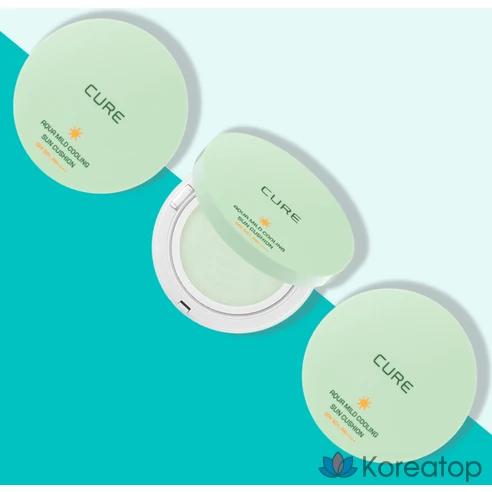 Солнцезащитный кушон KIM JEONG MOON Aloe Cure Water Splash Cooling Sun Cushion SPF50+ PA++++, 25 г, фото 5