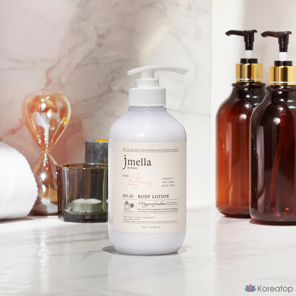 Лосьон для тела Jmella In France Blooming Peony Body Lotion Lovely Floral, 500 мл, 1 шт.