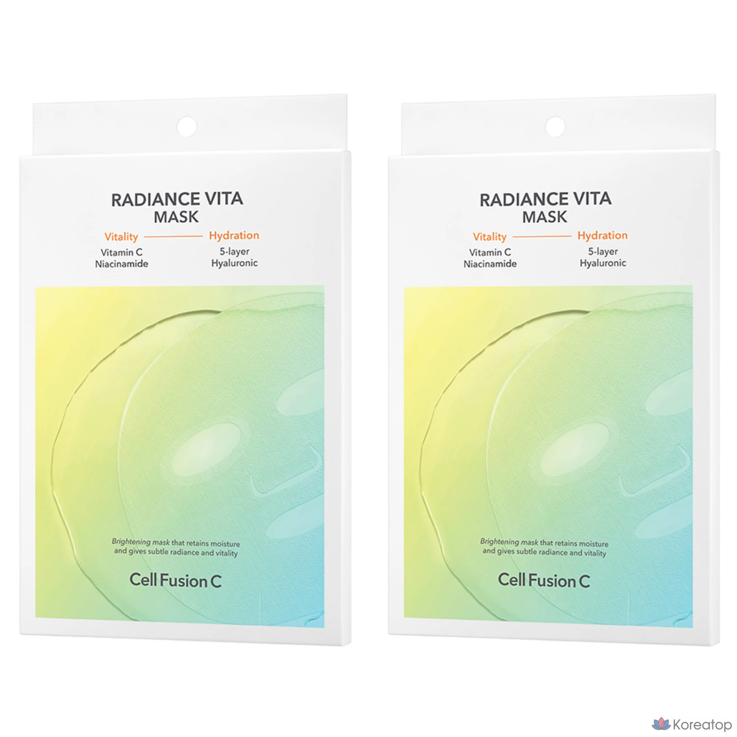 Маска для лица Cellfusion C Radiance Vita, 2 шт., 5 листов