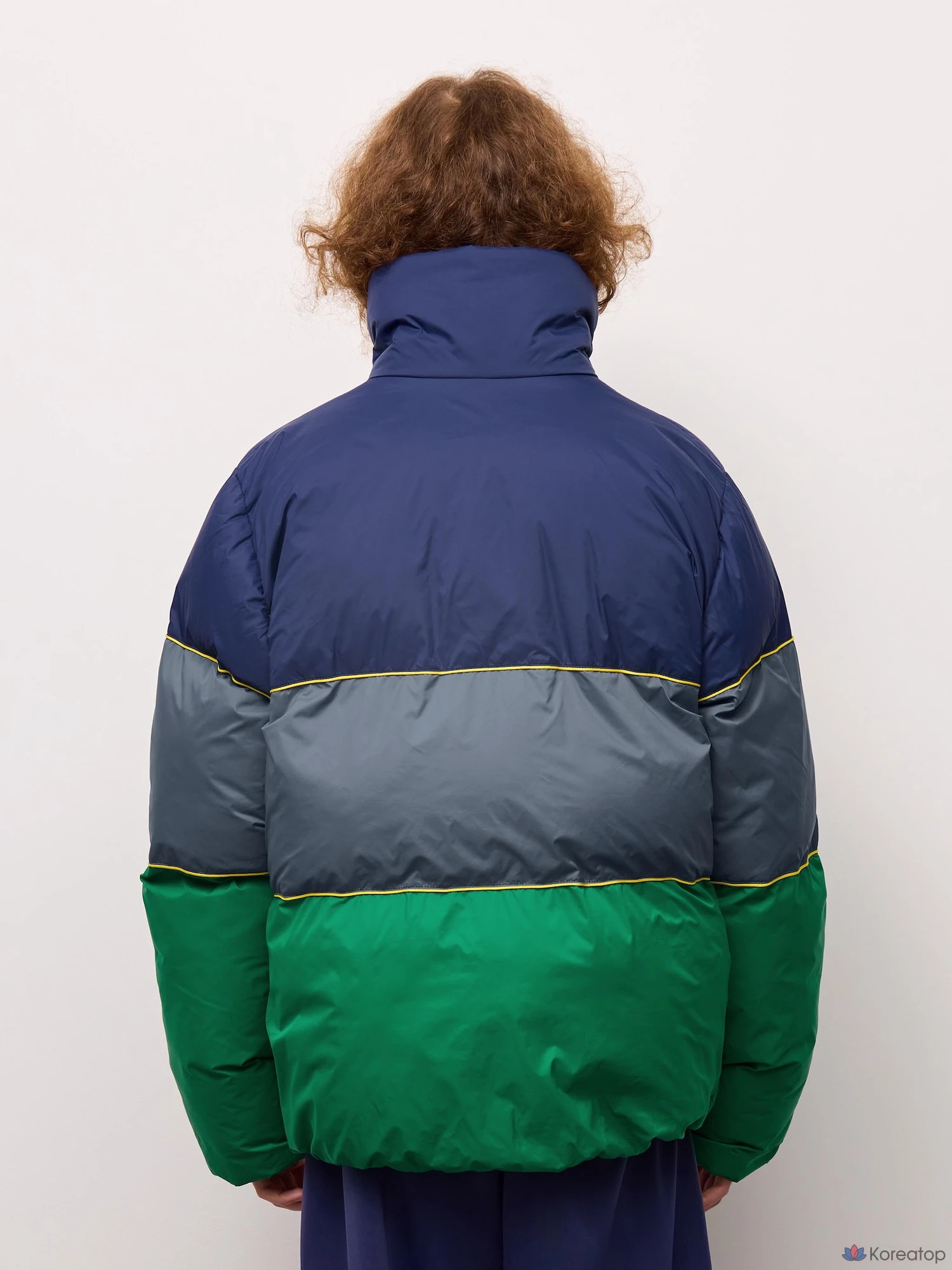 Утепленная куртка Uniqlo Warm Padded Stand Jacket, Colorblock