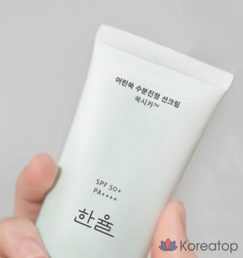 Увлажняющий успокаивающий солнцезащитный крем HANYUL Young Artemisia SPF50+ PA++++, 50 мл, 1 шт.