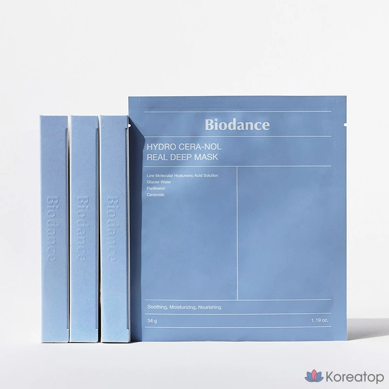 Тканевая маска для лица Biodance Hydro Cera Nol Real Deep Mask, 136 г, 12 шт., фото 5