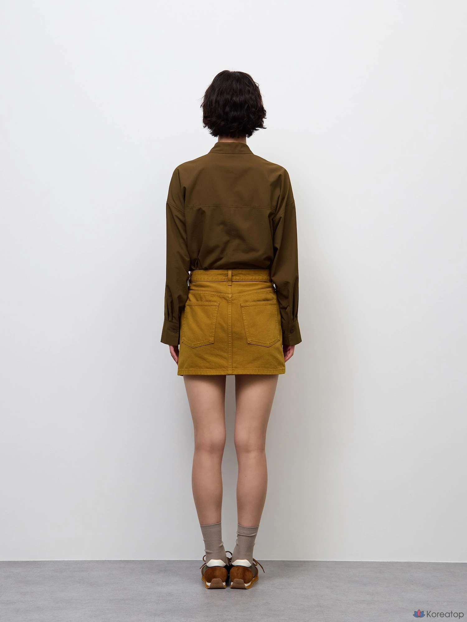 Мини-юбка джинсовая Uniqlo Low Waist Denim Mini Skirt