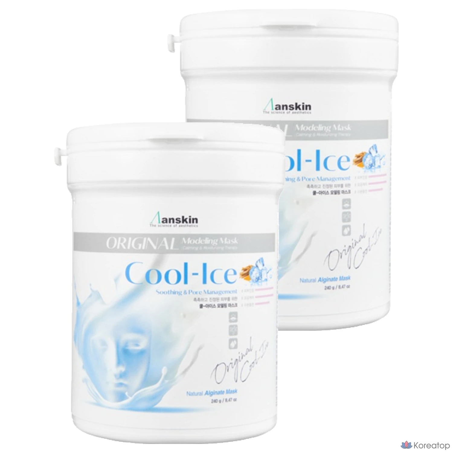 Набор для моделирования волос Anskin Original Cool Ice Modeling Pack, 240 г, 1 упаковка, 2 упаковки