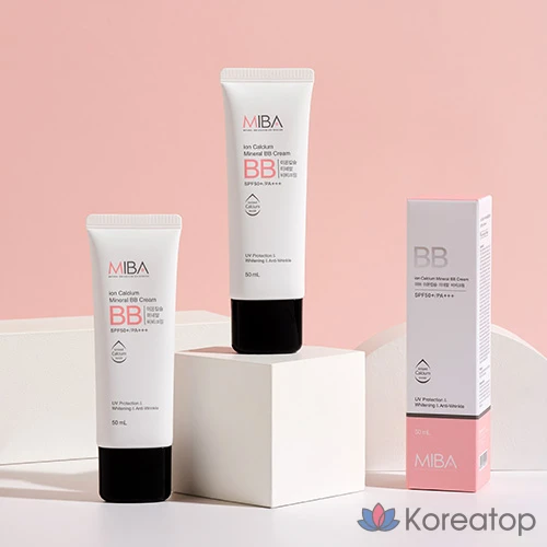 Miba Ion Calcium Mineral BB Cream SPF50+ PA+++, 1 шт., 50 мл