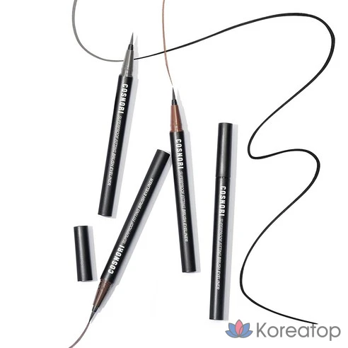 Подводка для глаз Cosnori Superproof Fitting Brush Eyeliner 04 Ash Gray