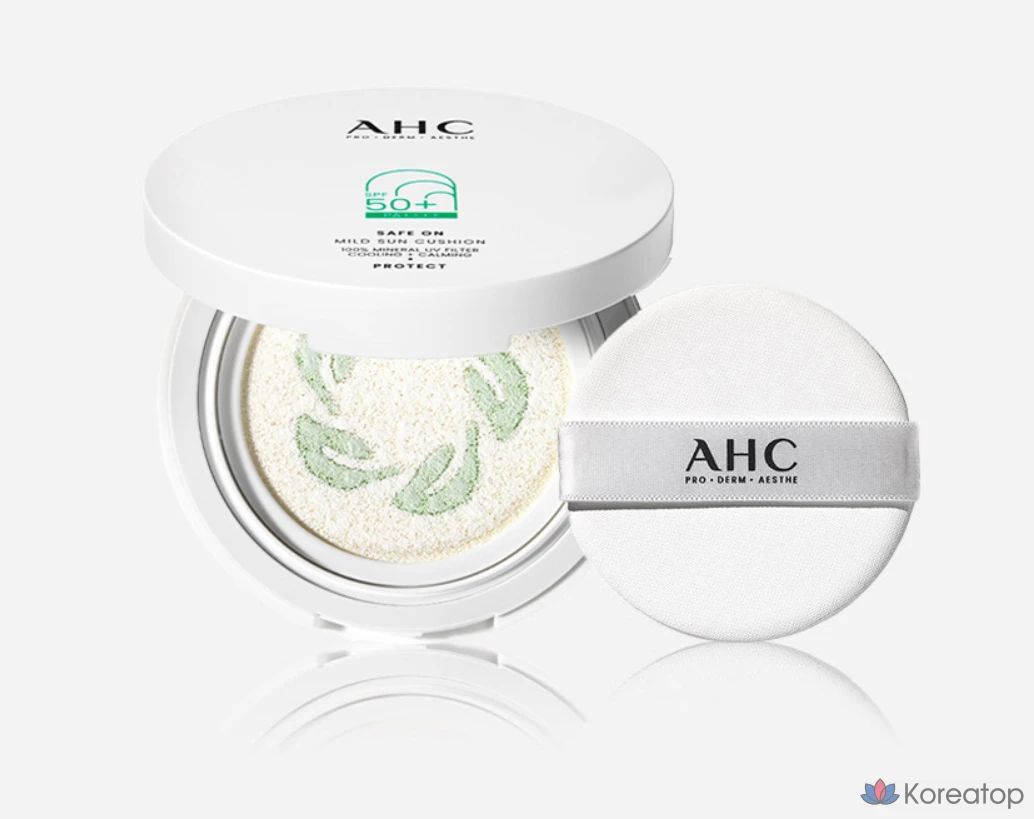 Солнцезащитный крем AHC SafeOn Mild Sun Cushion SPF50+ PA++++, 25 г, 1 шт.