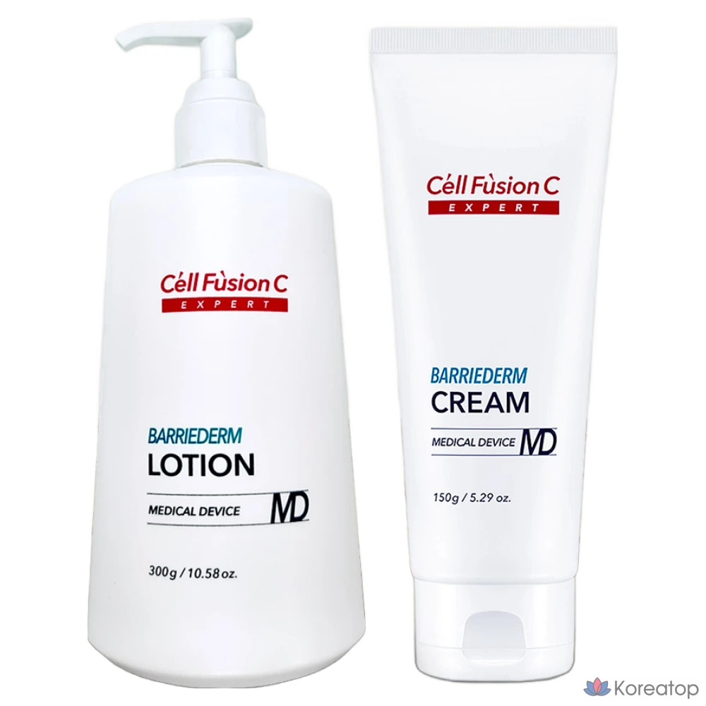 Набор увлажняющих средств Cellfusion C Expert Variderm: крем 150 г + лосьон 300 г. Успокаивающий уход за кожей. 1 набор, 150 г.