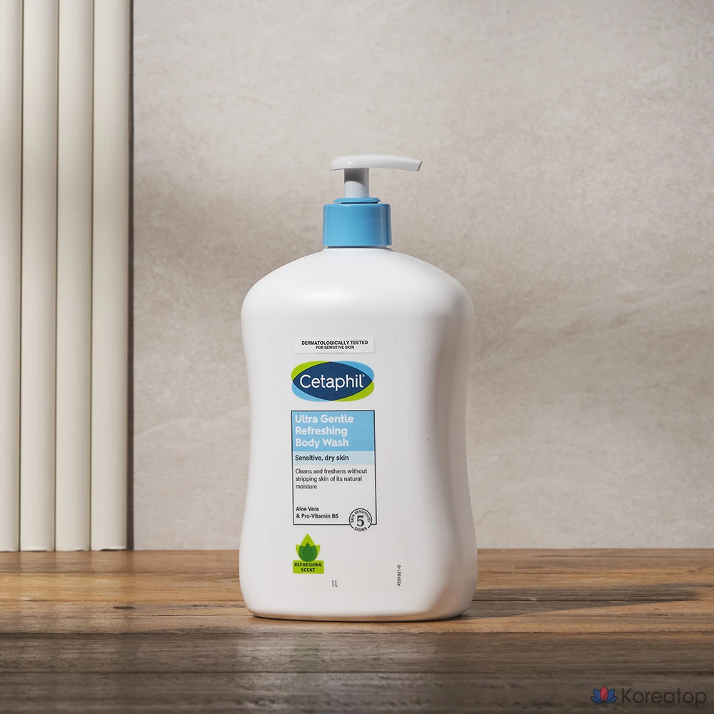 Освежающий гель для душа Cetaphil Ultra Gentle, 1 л, 1 шт.
