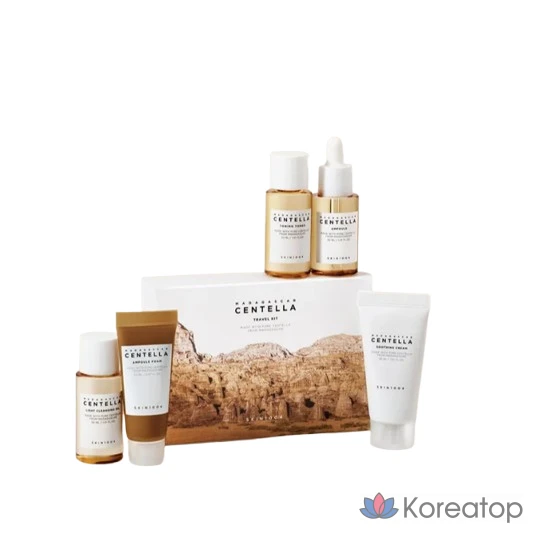 Skin1004 Дорожный набор с экстрактом центеллы мадагаскара, 5 видов, 2 комплекта