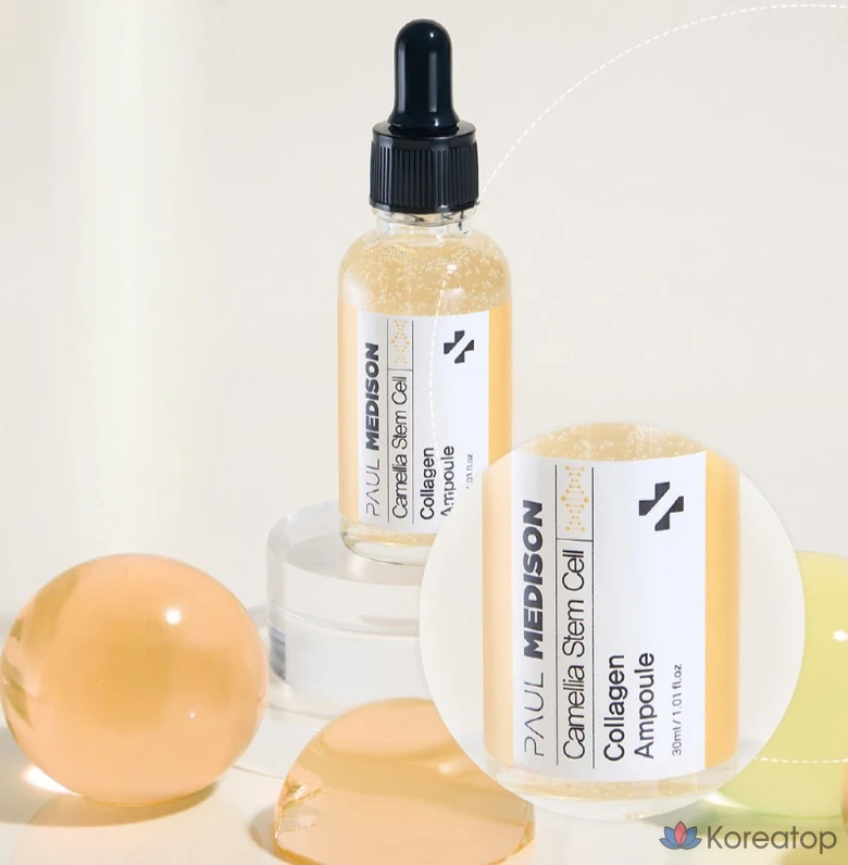 Ампула PAUL MEDISON с коллагеном, полученным из стволовых клеток камелии, 30 мл, 1 шт.