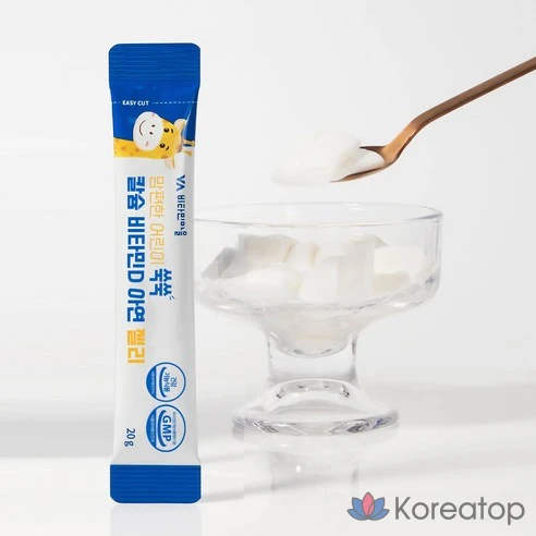 Детский кальций, витамин D и цинк в желе Vitamin Village Mampyeonhan