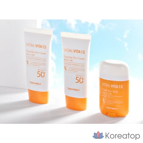 Солнцезащитный стик Tony Moly Vital Vita 12 Fresh Sun Stick SPF50+ PA++++, 22 г