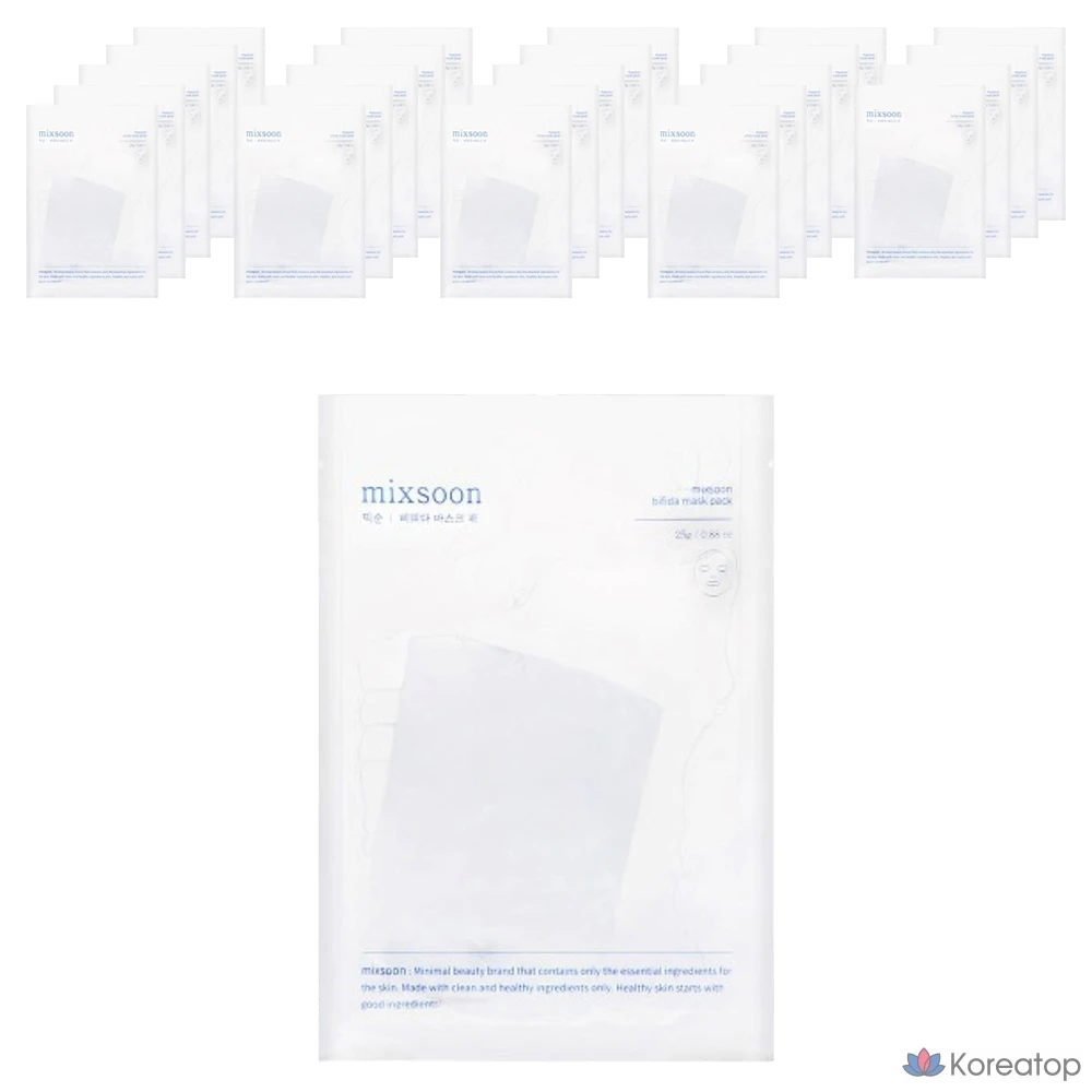 Тканевая маска для лица MIXSOON Bifida Mask, 25 шт.