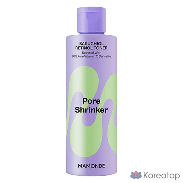 Тоник для сужения пор Mamonde с бакучиолом и ретинолом, 200 мл, 1 шт.